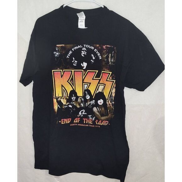 Kiss End of the Road 2019 T-shirt Medium Black The Final Tour - Picture 1 of 6